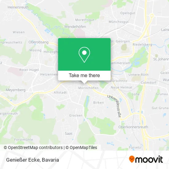 Карта Genießer Ecke