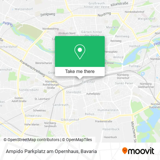 Карта Ampido Parkplatz am Opernhaus
