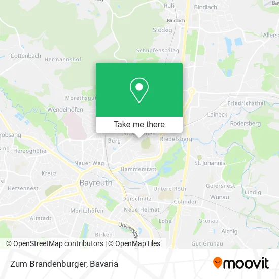 Карта Zum Brandenburger