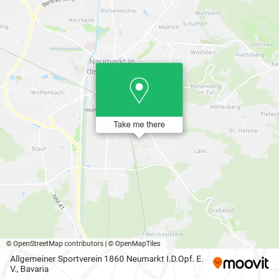 Карта Allgemeiner Sportverein 1860 Neumarkt I.D.Opf. E. V.