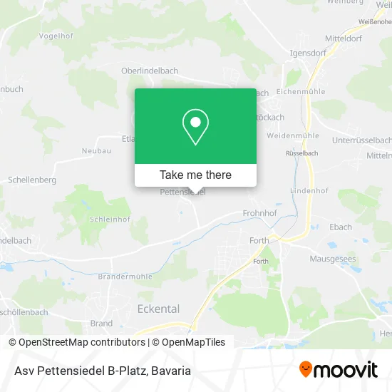Карта Asv Pettensiedel B-Platz