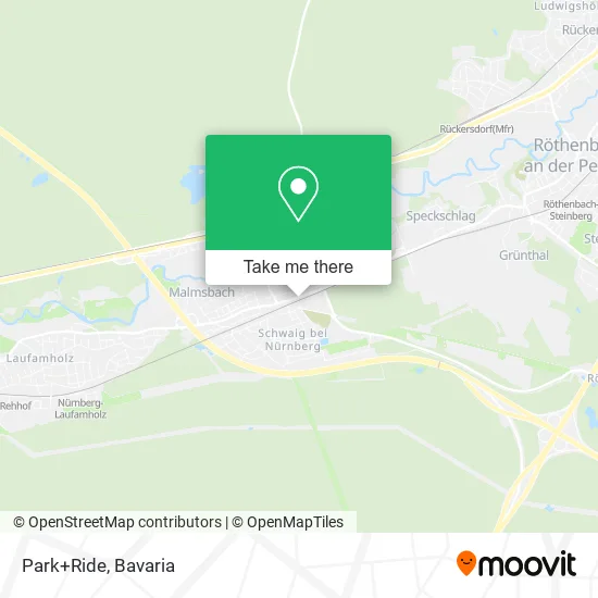 Карта Park+Ride