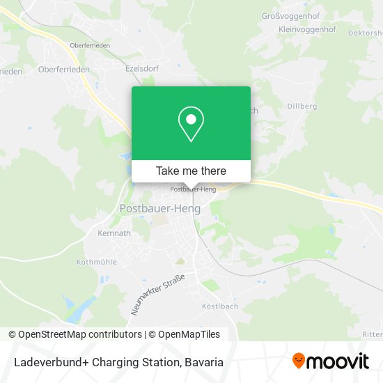 Ladeverbund+ Charging Station map