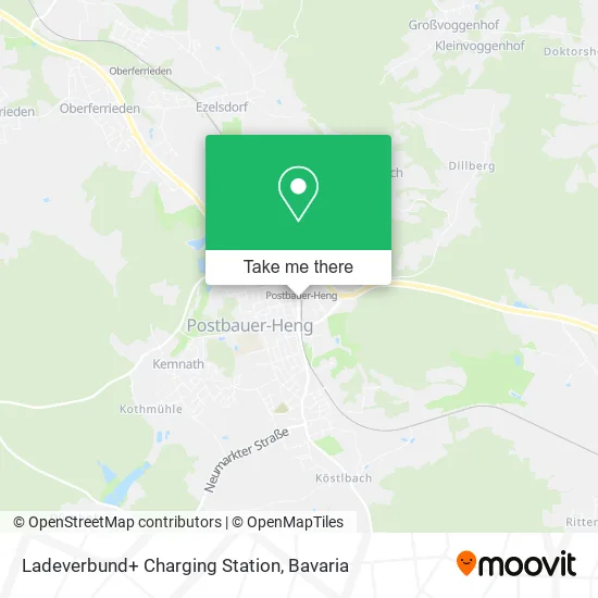 Карта Ladeverbund+ Charging Station