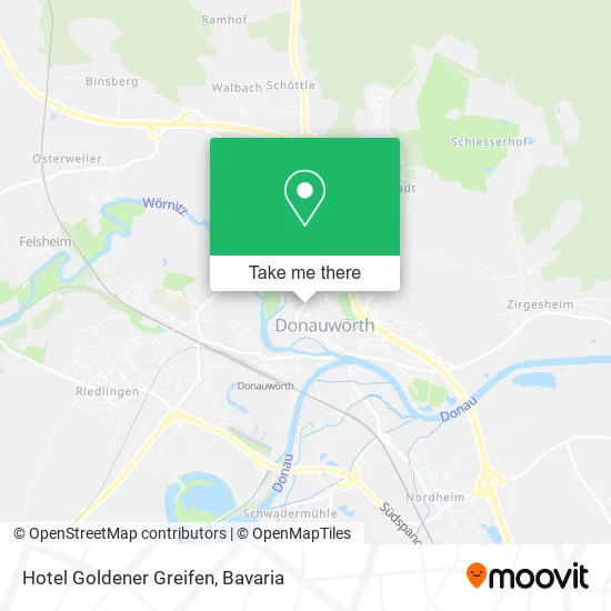 Карта Hotel Goldener Greifen