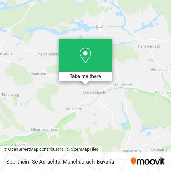 Карта Sportheim Sc Aurachtal Münchaurach