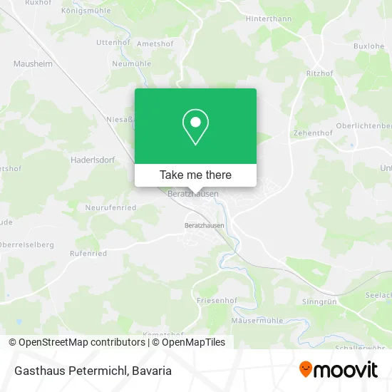 Карта Gasthaus Petermichl
