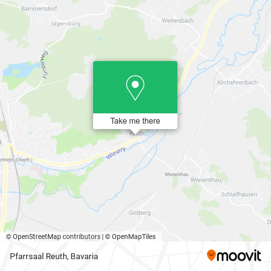 Карта Pfarrsaal Reuth