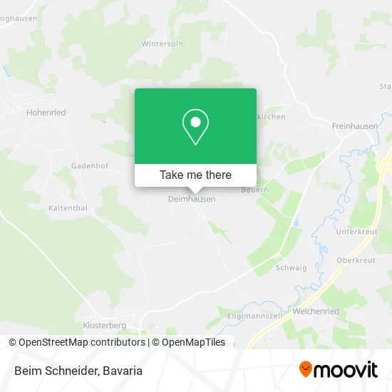Карта Beim Schneider