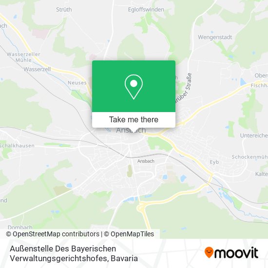 Außenstelle Des Bayerischen Verwaltungsgerichtshofes map
