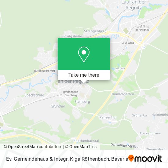 Ev. Gemeindehaus & Integr. Kiga Röthenbach map