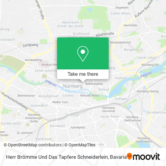 Карта Herr Brömme Und Das Tapfere Schneiderlein