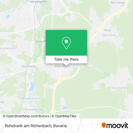 Карта Ruhebank am Röttenbach