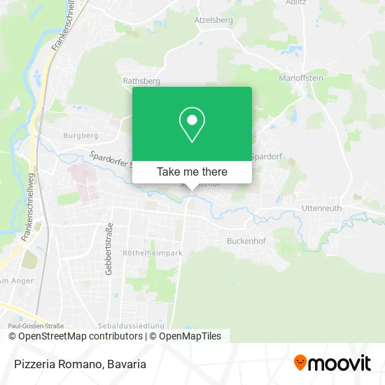 Карта Pizzeria Romano