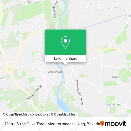 Marta & the Olive Tree - Mediterranean Living map