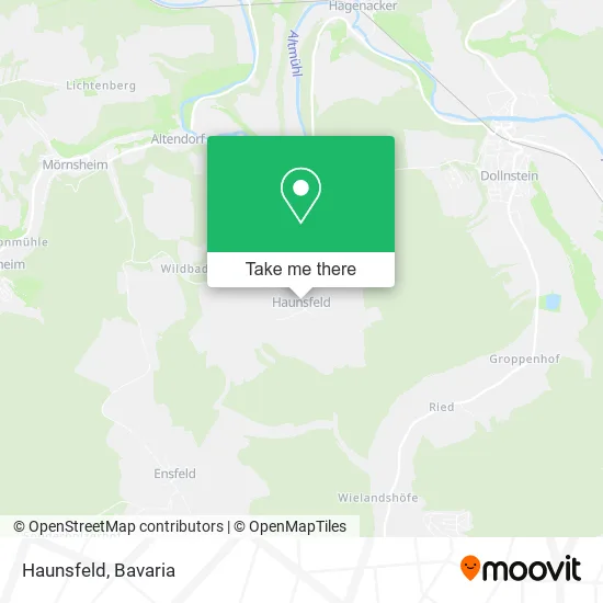 Карта Haunsfeld