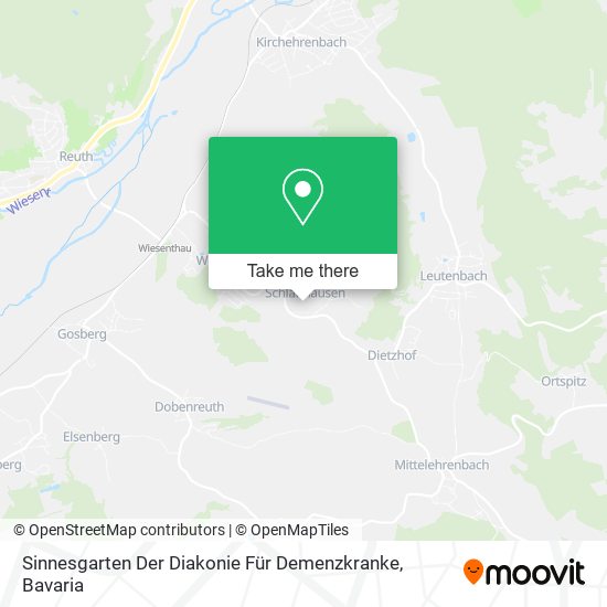 Sinnesgarten Der Diakonie Für Demenzkranke map