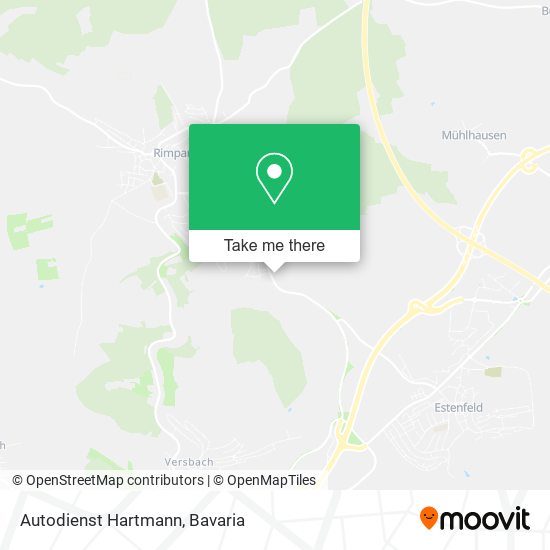 Карта Autodienst Hartmann