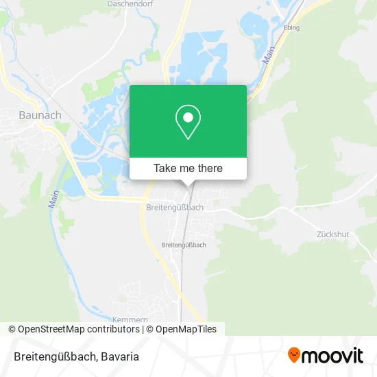 Карта Breitengüßbach