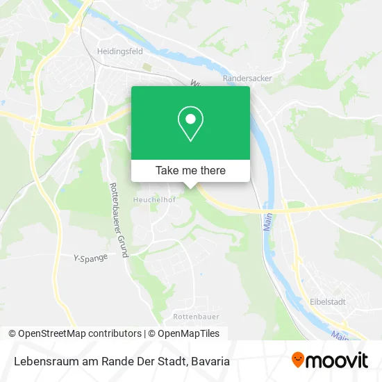 Карта Lebensraum am Rande Der Stadt
