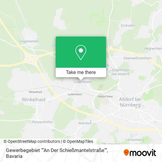 Карта Gewerbegebiet ""An Der Schießmantelstraße""