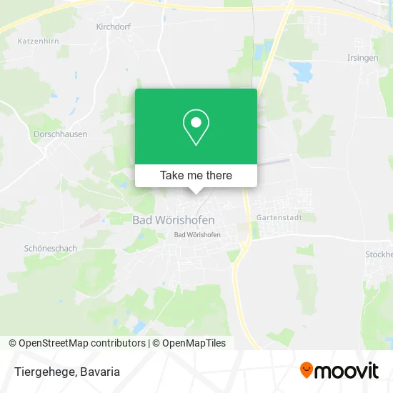 Карта Tiergehege