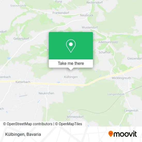 Карта Külbingen