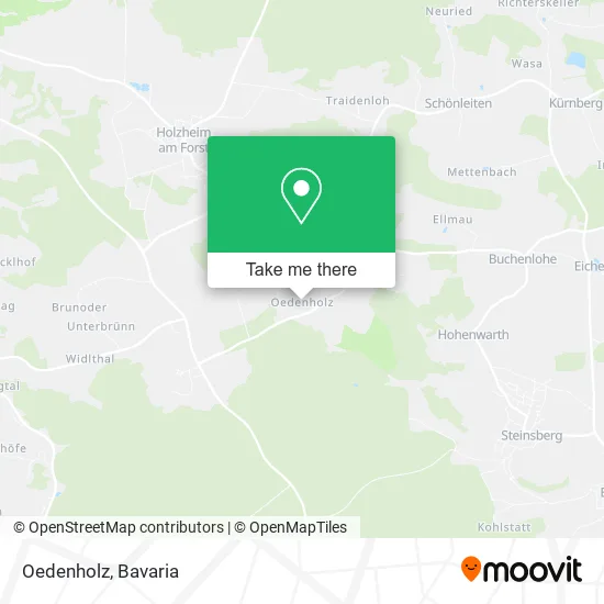 Карта Oedenholz