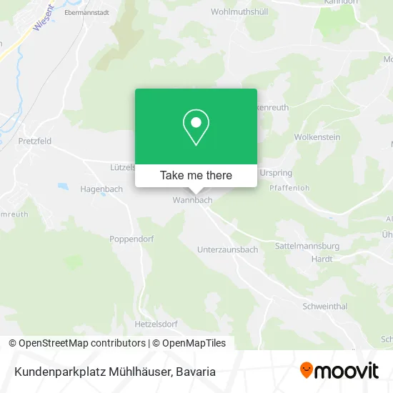 Карта Kundenparkplatz Mühlhäuser