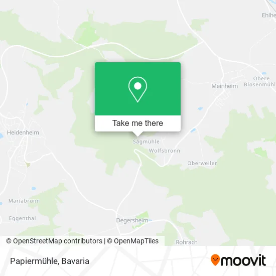 Карта Papiermühle