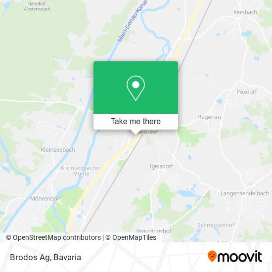Карта Brodos Ag