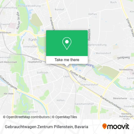 Карта Gebrauchtwagen Zentrum Pillenstein