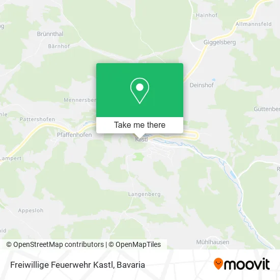 Карта Freiwillige Feuerwehr Kastl