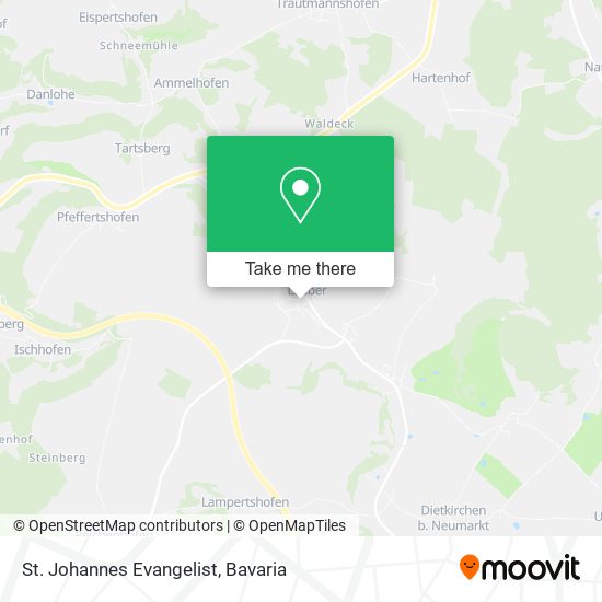 St. Johannes Evangelist map