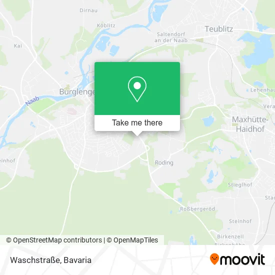 Карта Waschstraße