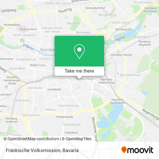 Карта Fränkische Volksmission