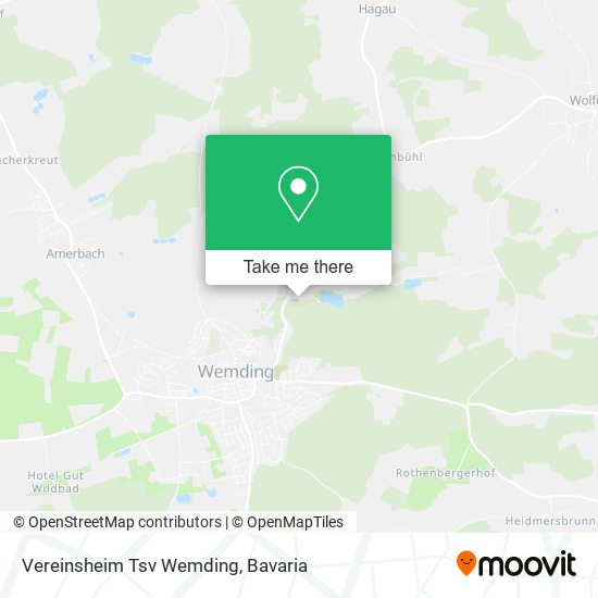 Vereinsheim Tsv Wemding map