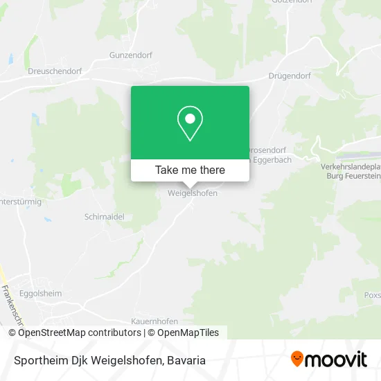 Карта Sportheim Djk Weigelshofen