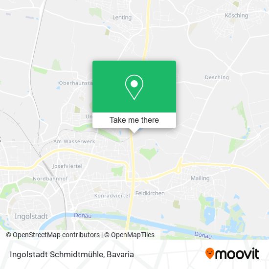 Ingolstadt Schmidtmühle map