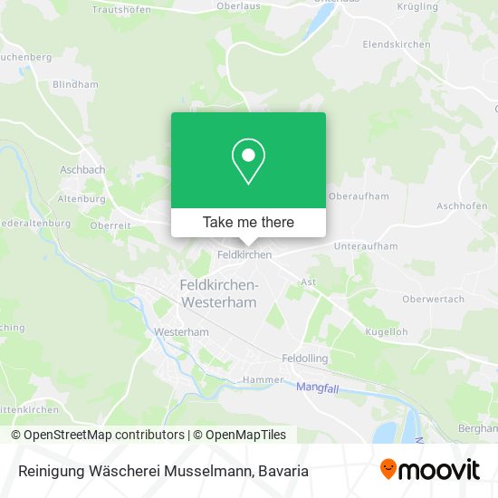 Reinigung Wäscherei Musselmann map