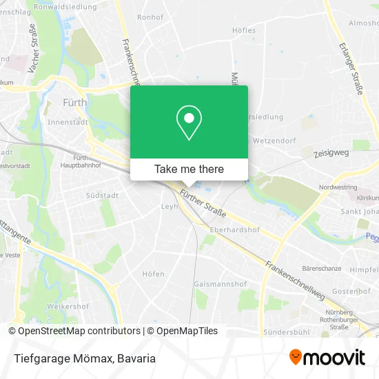 Карта Tiefgarage Mömax