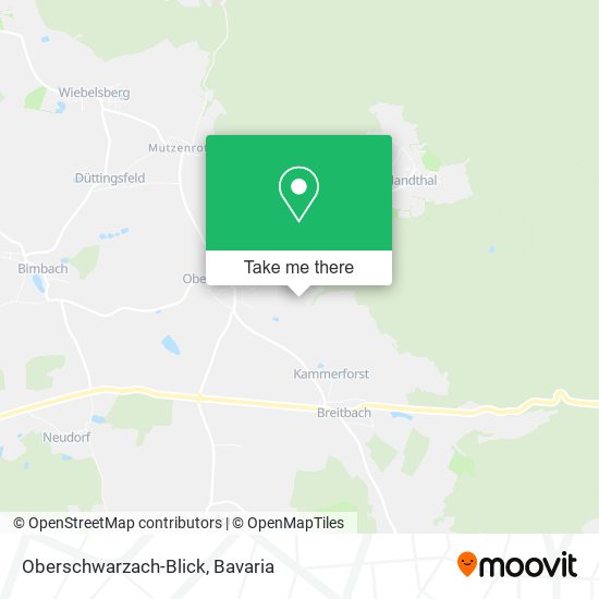 Карта Oberschwarzach-Blick
