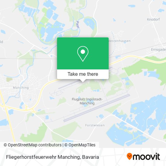 Fliegerhorstfeuerwehr Manching map