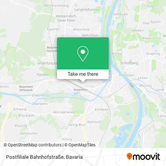 Postfiliale Bahnhofstraße map