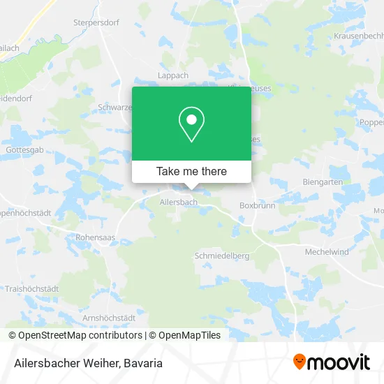 Ailersbacher Weiher map