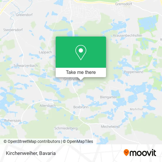 Карта Kirchenweiher