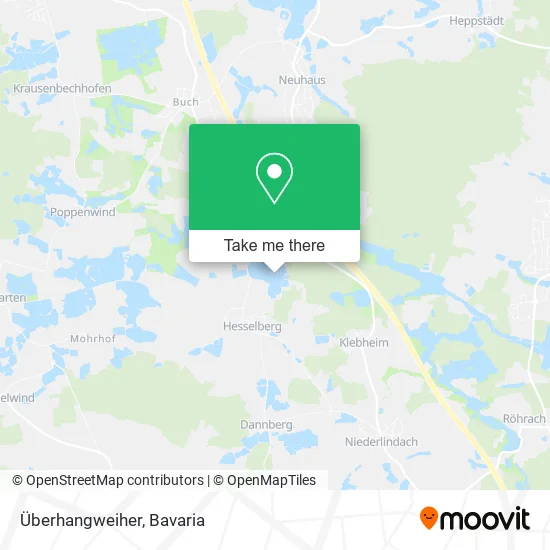 Карта Überhangweiher