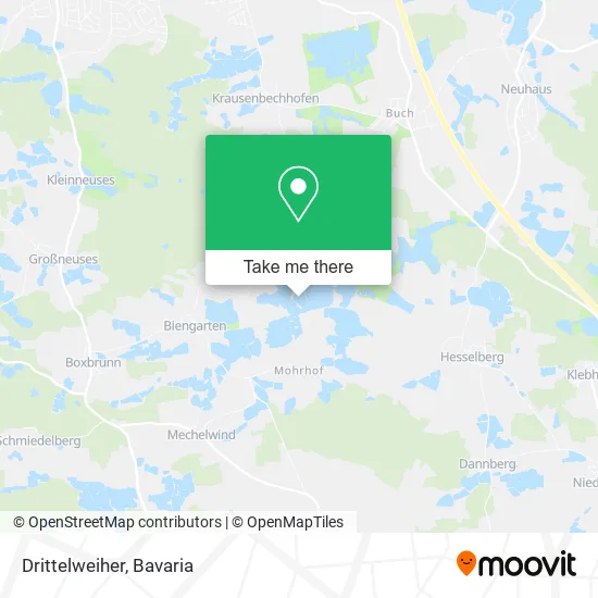 Карта Drittelweiher