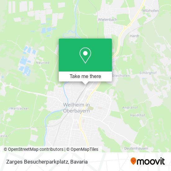 Zarges Besucherparkplatz map