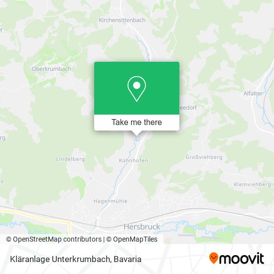 Карта Kläranlage Unterkrumbach